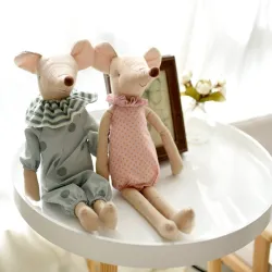 Cotton bowknot stuffed toys