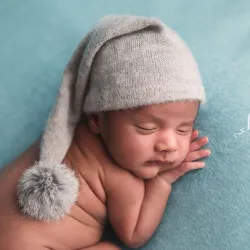 Bonnet de couchage pour nouveau-né - avec enveloppe - Accessoires de photographie pour bébé