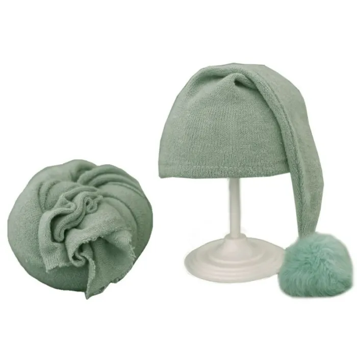 Bonnet de couchage pour nouveau-né - avec enveloppe - Accessoires de photographie pour bébé