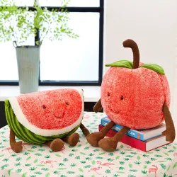 Peluche pastèque - oreiller - 28cm & 40cm