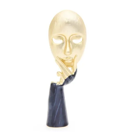 Style de personnalité - visage avec main - broche