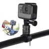 Pince en aluminium pour guidon de vélo / moto - support - pour GoPro Hero / Xiaomi