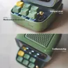 Retro Bluetooth speaker - pixel art - alarm clock - LED display - gaming board - DJ mixerBluetooth speakers
