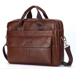 Sac bandoulière / bandoulière en cuir - grande contenance