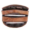 Sac bandoulière / bandoulière en cuir véritable - grande capacité
