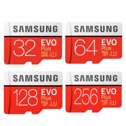 Samsung EVO Plus - carte mémoire - micro SD - classe 10 - U3 - TF - 32Go / 64Go / 128Go / 256Go