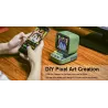 Retro portable speaker - pixel art - with LED display board