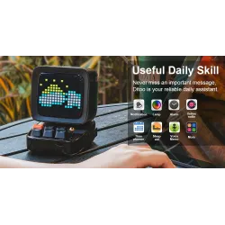 Retro Bluetooth speaker - pixel art - alarm clock - LED display - gaming board - DJ mixerBluetooth speakers