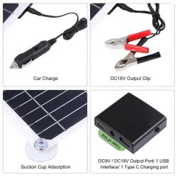 Solar - panel kit 250w - complete for - car - boat