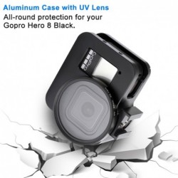 Go pro 8 protective case - aluminium - pure quality