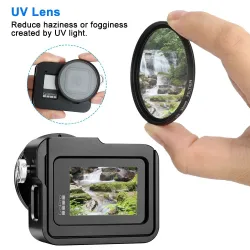 GoPro Hero 8 protective case - aluminum frame - with UV lens filterProtection