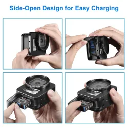 Go pro 8 protective case - aluminium - pure quality