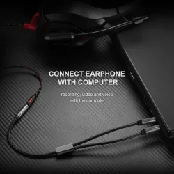 AUX cable Y - audio splitter - 3.5mm - female to 2 maleSplitters