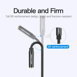 Headphone splitter - audio AUX cable - 3.5mm jack - female to 2 maleSplitters