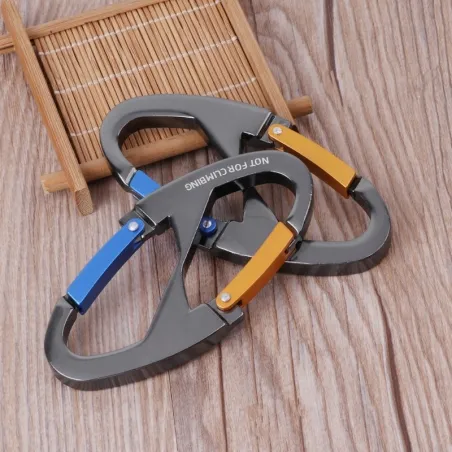 Buckle keychain - snap clip - hiking - outdoor camping