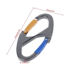 Buckle keychain - snap clip - hiking - outdoor camping