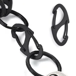 8-shaped carabiner clip - hiking - rock climbing - campingSurvival tools