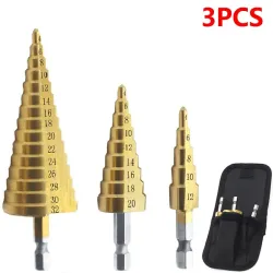 HSS titanium drill bit - 4-12 / 4-20 / 4-32 - metal / wood cutting