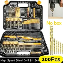 HSS twist drill bit set - 1mm / 1.5mm / 2mm / 2.5mm / 3mm - 100-200pcs