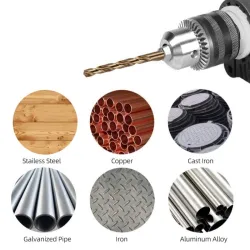 HSS twist drill bit set - 1mm / 1.5mm / 2mm / 2.5mm / 3mm - 100-200pcs