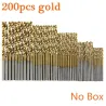 HSS twist drill bit set - 1mm / 1.5mm / 2mm / 2.5mm / 3mm - 100-200pcs