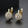 Flower shaped - stud earrings