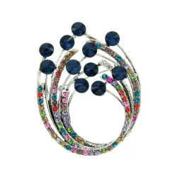 Vintage rhinestone flower brooche - a design for everywear