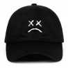 Baseball cap / snapback - adjustable strap - sad face logoHats & Caps