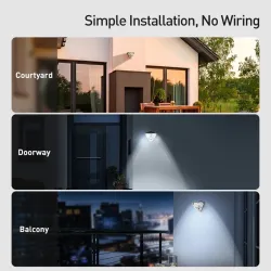 Solar outdoor light -sensor - waterproof