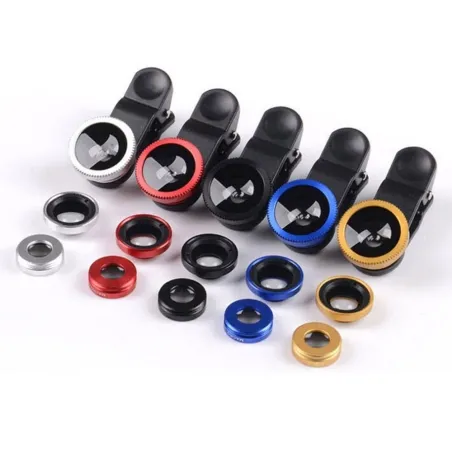 Fisheye lens camera kit - 3 - in - 1 -  - with clip - 0.67 - all cell phones