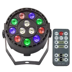 RGBW / UV disco light - LED - wireless - 36W - with remote controlStage & events lighting