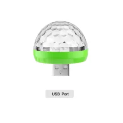Mini disco light - USB - LED - crystal ball - lamp - with music sensorStage & events lighting