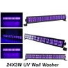 Lampe de scène UV double rangée - barre LED - DMX - UV - 3W - pour club / disco