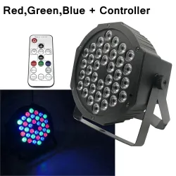 LED Par - flat stage light - RGBW - DMX - with remote controlStage & events lighting