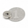 N35 - neodymium magnet - round disc - 12 * 3mm - with 4mm hole - 10 - 50 piecesN35