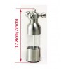 Stainless steel manual salt and pepper grinder - high quality- home decoration