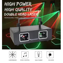 Laser Beam Light - 2 lens - ideal for parties - disco - stage