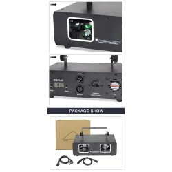 Laser Beam Light - 2 lens - ideal for parties - disco - stage