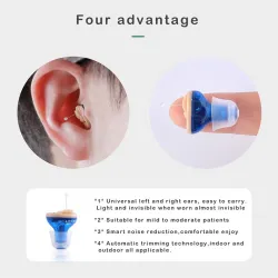 Hearing aids - left / right - sound amplifier