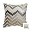 Velvet cushion cover - zigzag pattern - 45 * 45cm / 50 * 50cm / 30 * 50cmCushion covers