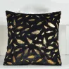 Plush pillowcase cover - with golden leaves - 45 * 45cmCushion covers