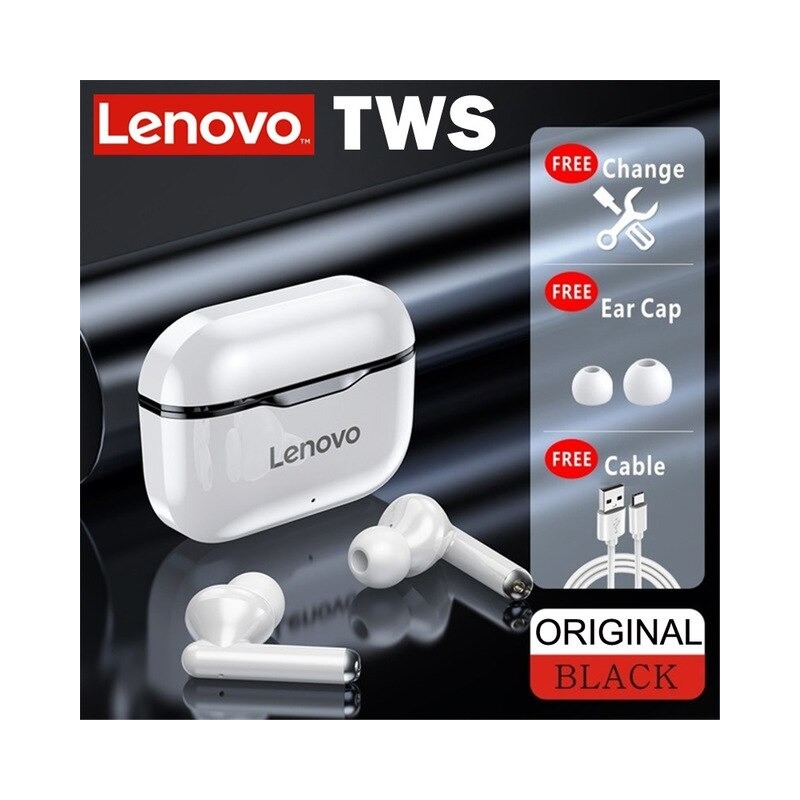 Lenovo LP1wireless headphones - bluetooth5.0 - waterproof - for sport - relaxing -  HIFI bass touch