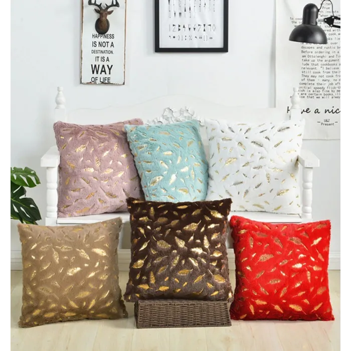 Plush pillow case cover - home - bedroom deco