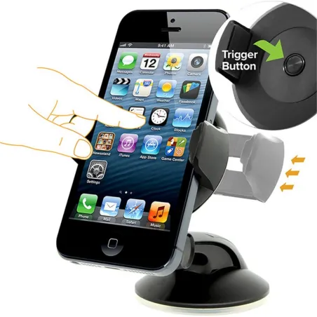 Support smartphone universel - support tableau de bord - ventouse