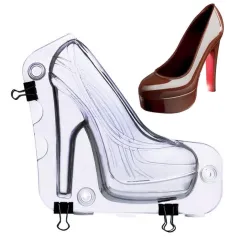 3D heel shaped - baking mold - DIY - cakes / chocolate fondant