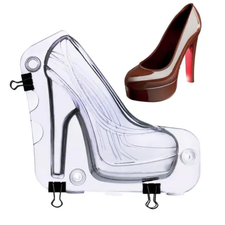 3D heel shaped - baking mold - DIY - cakes / chocolate fondant
