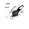 Wire rope keychain - 80cm - anti-theft / camping