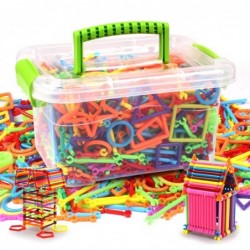 Creative building sticks for children - magical colors - educational - gift - 500 pieces