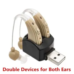 Rechargeable hearing aid - high power - high quality