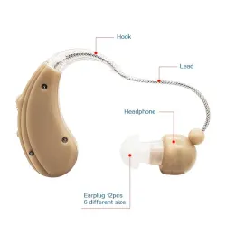 Rechargeable hearing aid - high power - high quality